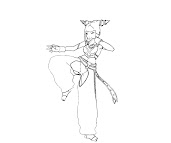 #1 Juri Han Coloring Page