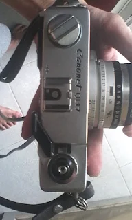 Canon Canonet QL17 GIII tampak depan