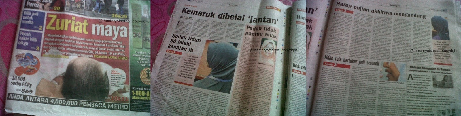 Aku Senah Surat Khabar Karangan