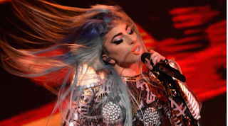 Lady Gaga falls off stage, Gaga,  Las Vegas