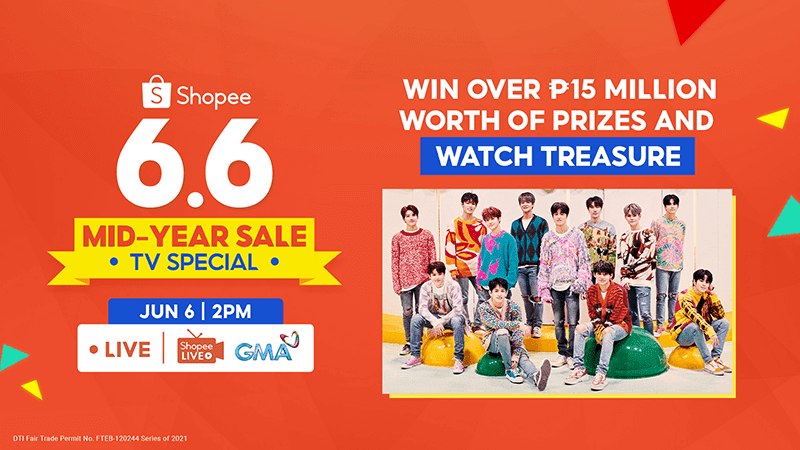 Shopee’s 6.6-7.7 Mid-Year Sale TV Special to bring PHP 15M worth of prizes and celebrity performances