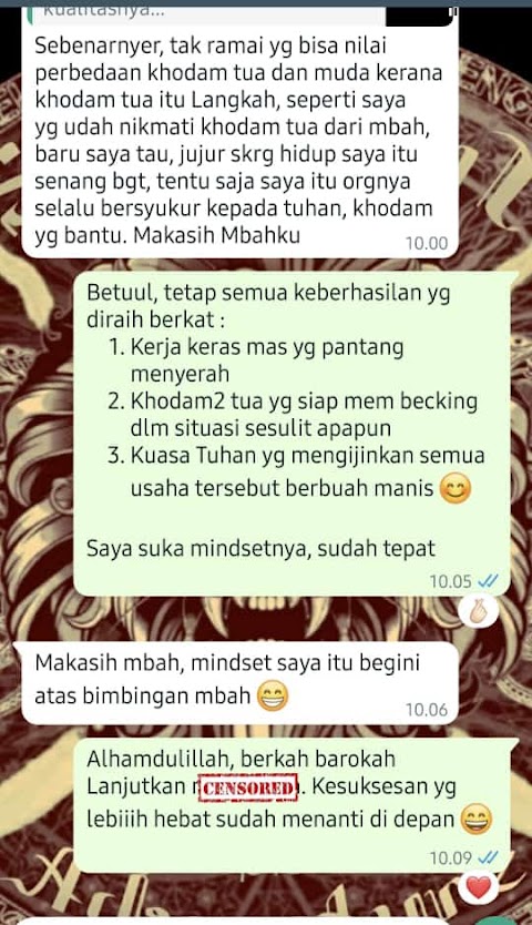 Khodam-khodam tua selalu istimewa