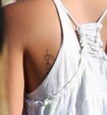 ashley tisdale tattoo. ASHLEY TISDALE#39;S NEW TATTOO