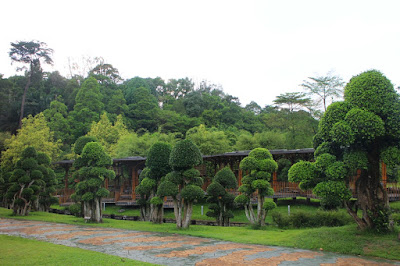 The topiary of Perdana Botanical Garden