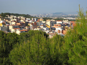 Montjuïc from Castelldefels