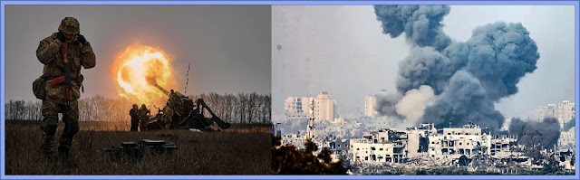 War in Ukraine And Gaza Conflict.