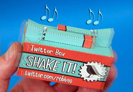 Twitter Box Papercraft