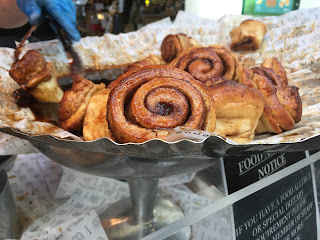 cinnamon buns from Borough Market