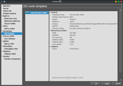 Tutorial Cara Install Cisco IOS Router di GNS3