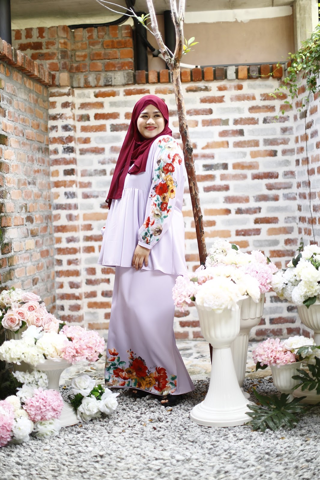  Baju Raya Trend Terkini Mis Claire Untuk Wanita Plus size 