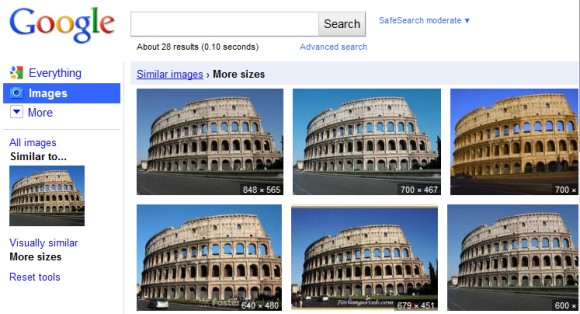 find similar images image search engine. A similar service is TinEye, a search engine that finds different versions 