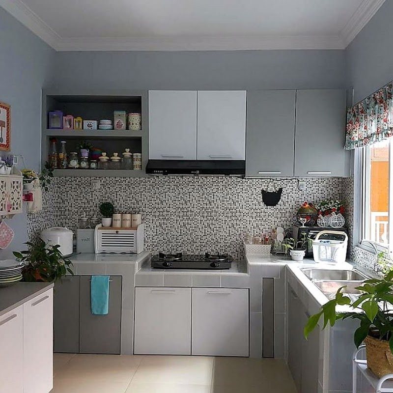 46 Gambar Keramik Dapur Minimalis Sederhana Info Terpopuler!