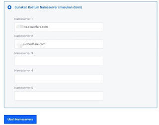 Cara seting dns cloudflare