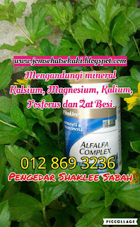 Alfalfa Complex - Pengedar Shaklee Sabah