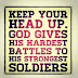 Keep your head up ...