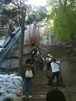 Steep steps!