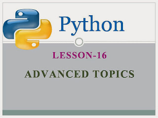  python advanced topics