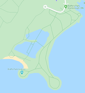 Map of Bluffers Park