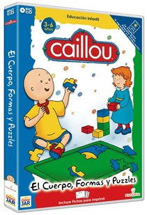 Caillou: El Cuerpo, Formas y Puzzles.