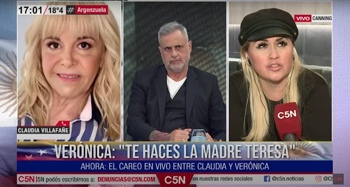 Tenso cruce entre Verónica Ojeda y Claudia Villafañe en Argenzuela