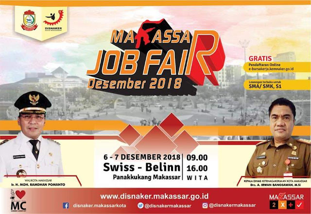 Makassar Job Fair di Hotel Swiss Belinn Desember 2018