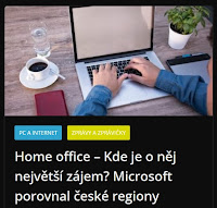 Home office – Kde je o něj největší zájem? Microsoft porovnal české regiony - AzaNoviny