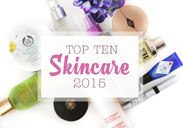 Top Ten Skincare for 2015 : Tata Harper, Charlotte Tilbury, May Lindstrom, Omorovicza, Jack Black, LiLash, Clarins, Fake Bake, Emma Hardie