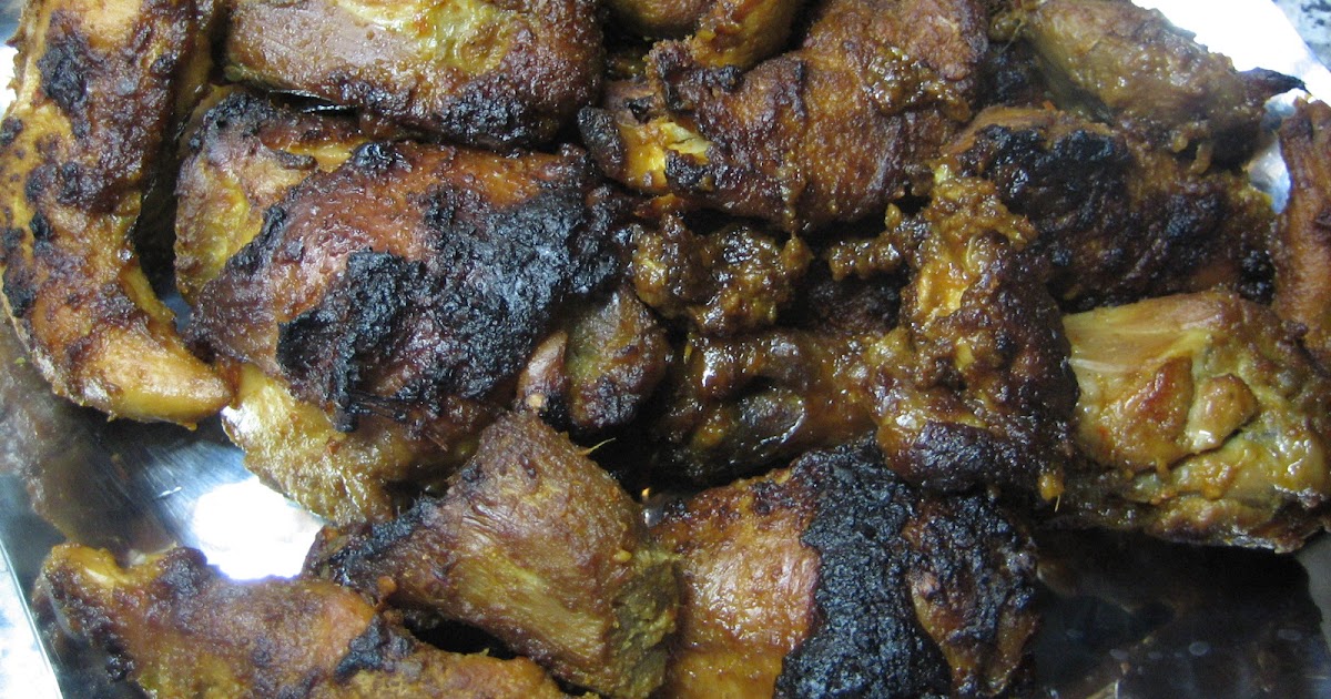Resep Keluarga ayam  bakar  bumbu  rujak  hot grilled chicken 