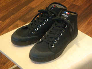 spring court（スプリングコート）B1 MID CUT BLACK FOX BLACK