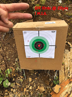 target shooting plinking birchwood paper target