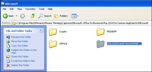 22 In the project directory move the folder 