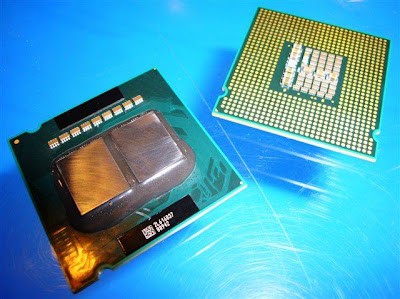 Intel quad core QX9300 laptop CPU