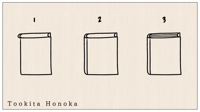 簡単かわいい 本 ノートのイラストの描き方 手書き ボールペン 手帳用 How To Draw Book 遠北ほのかのイラストサイト