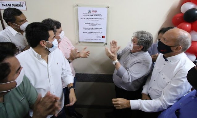 João Azevêdo autoriza implantação de Restaurante Popular, entrega tomógrafo e visita “Tá na Mesa” e obras em Cajazeiras