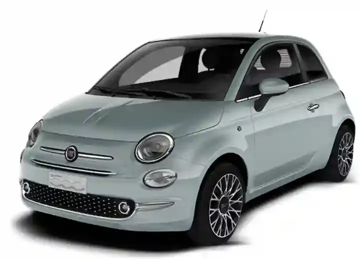 سيارة المدينة fiat 500 hybrid فيات هايبرد الأيقونية الهجينة الصغيرة