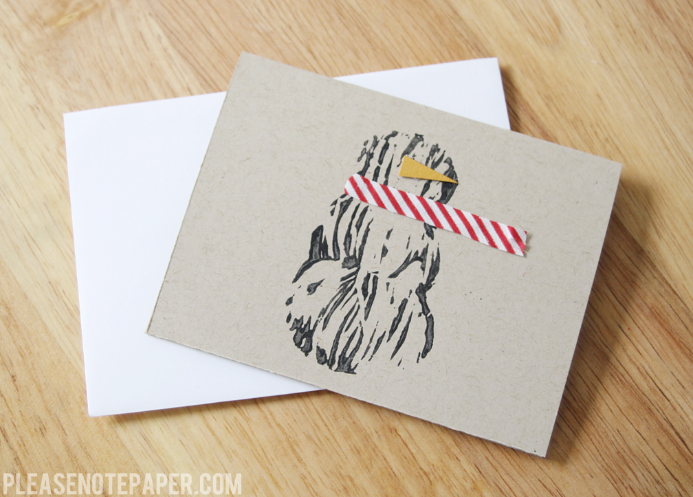 Simple Snowman Christmas Cards – Craftbnb