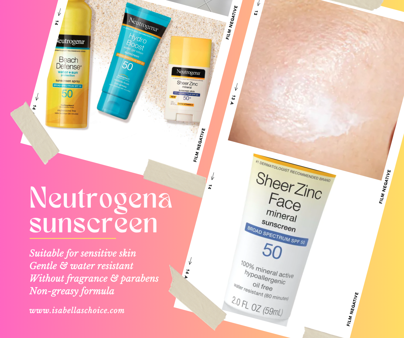 neutrogena sunscreen