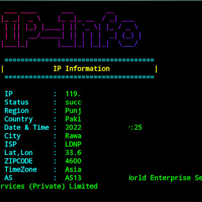 Get Location Info Using IP Address In Termux Ethical Hacking