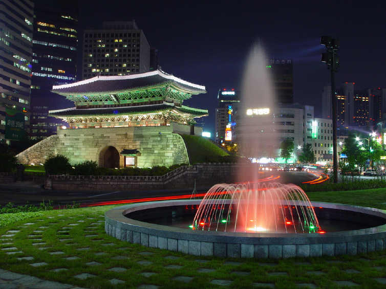  Pemandangan  Kota Seoul Korea Selatan Gambar Pemandangan 