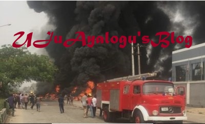 Breaking News!! Gas Explosion At Magodo, Lagos State, 2 Feared Dead