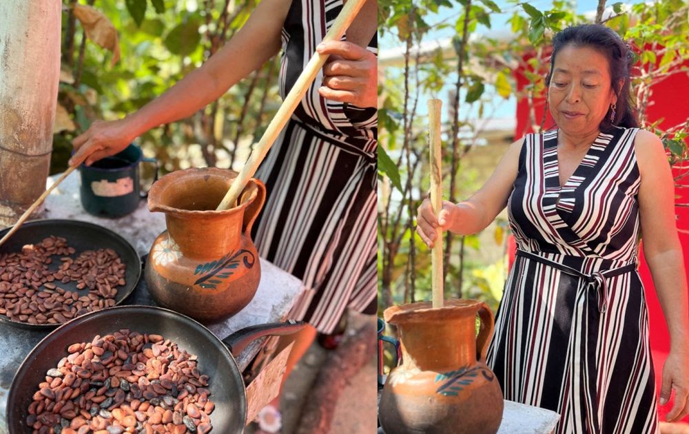 El cuexcomate: El árbol del molinillo, bate y bate el chocolate