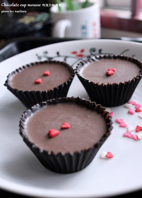 chocolate cup mousse