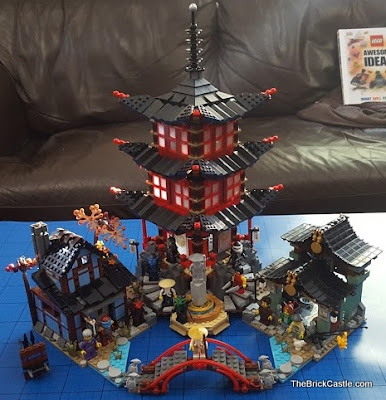 LEGO Ninjago Temple Of Airjitzu set 70751 full model size