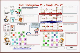 Retos matemáticos, Desafíos matemáticos, Problemas matemáticos, Problemas de Ingenio, Problemas para pensar, Jeroglíficos, Descubre el número, El número que falta, Jugando con Fósforos, Jugando con Palillos