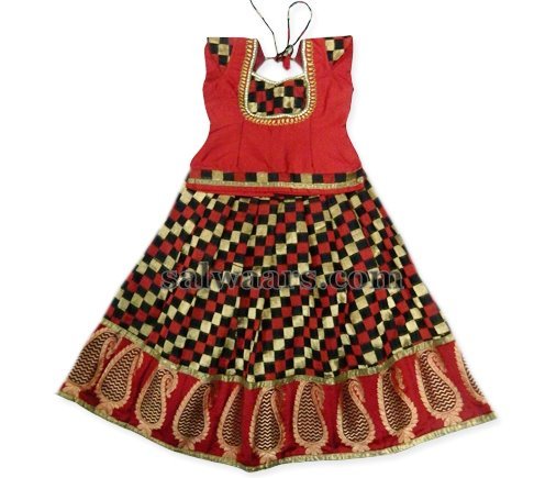 Zigazg Work Kids Lehenga