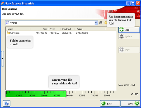 Cara Burning/Membakar File Kedalam CD/DVD Dengan Nero StartSmart