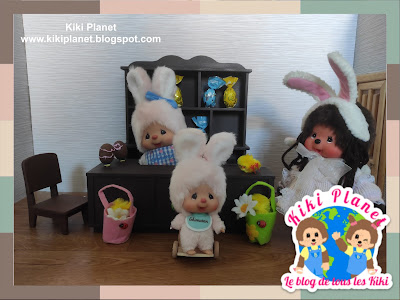 kiki Monchhichi chocolat pâques oeuf egg