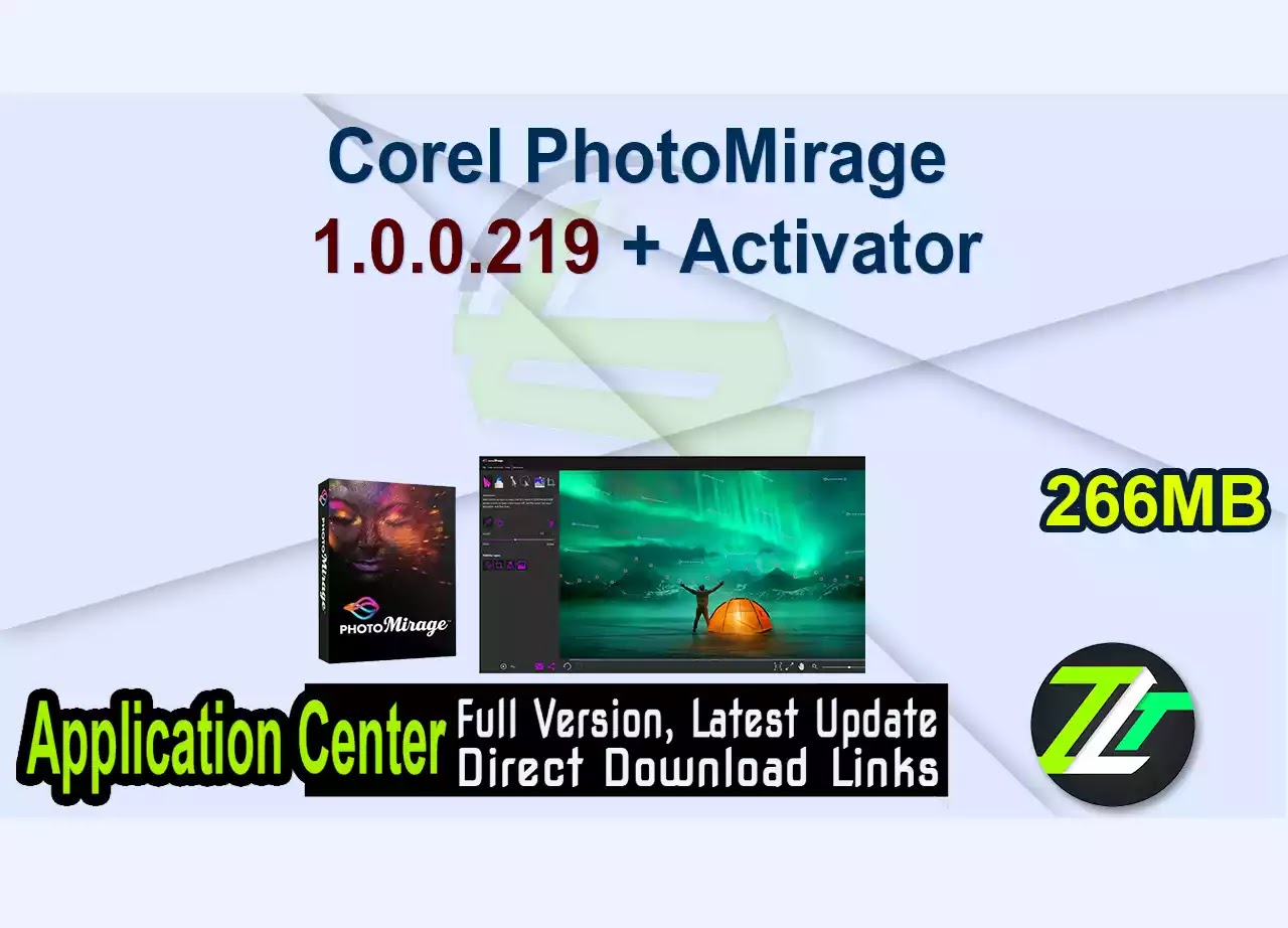 Corel PhotoMirage 1.0.0.219 + Activator