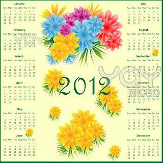 Free Flowers 2012 HD Calendar Download Online calendar 2012, English calendar 2012