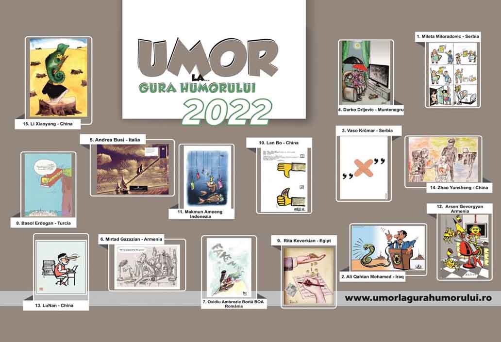 Virtual Exhibition of the 32nd International Festival of Cartoon & Humorous Literature "Gura Humorului"